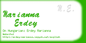 marianna erdey business card